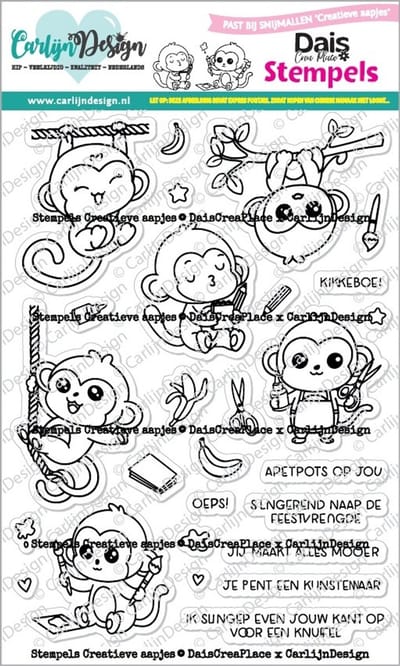 Stempels Creatieve aapjes
