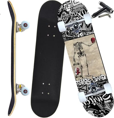 Skateboard - Skate board - Vervoer en Tricks - 7 Lagen Canadees Esdoorn - 787 cm x 203 cm - Terreur