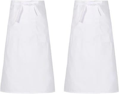 Solidchoice - Professioneel Schort met Zakjes voor Koks en Obers - 2 Stuks