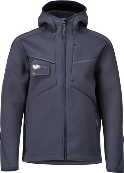 Mascot Customized Softshell jas met capuchon 22086-662 - donkermarine - 2XL