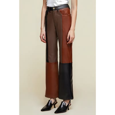 Lois River Patch Three Colours Patch Size: W25 | Leather Pants Outlet | Dames |