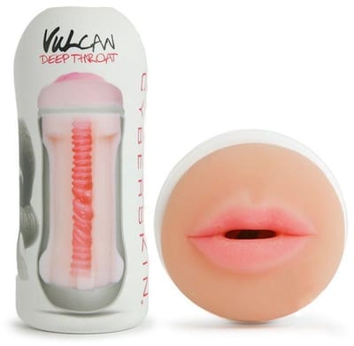 Topco - Masturbator - Vulcan Deep Throat Masturbator - Cyberskin - Lichte Huidskleur