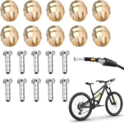 20-delige Disc Remset voor Fietsen, Inclusief Olijf en Pin, Hydraulische Remmen en Binnenbanden voor Mountainbikes