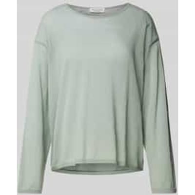 Gebreide pullover met extra brede schouders