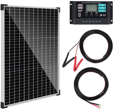 Zonnepanelen Compleet Pakket - Plug & Play met Stekker - Zonnepaneel Plat Dak -Zwart