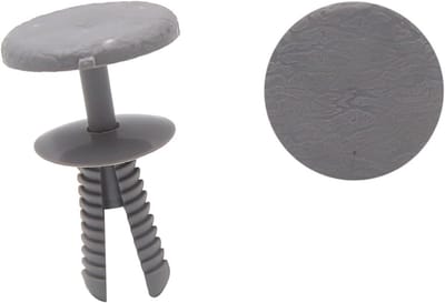 Auto Klinknagels - Spatbescherming Clips - Bekleding Bevestigen - 6 mm Gat Diameter - 20 stuks - Grijs