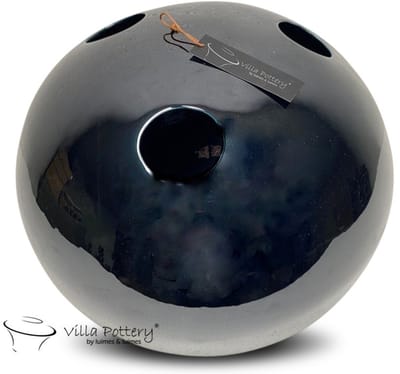 Marrakech Vaas Blauw Zwart D20 x H16