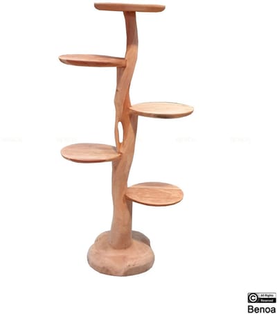 Suar Boom Sculptuur Rond