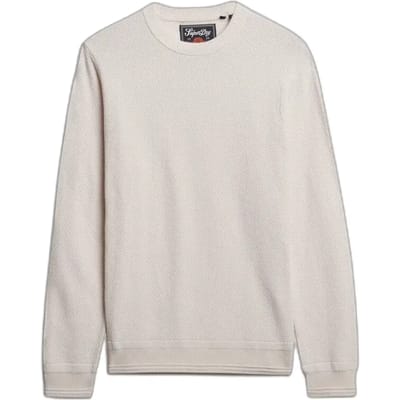 Superdry - Lichtgewicht katoenen trui met textuur - Heren - Sweaters