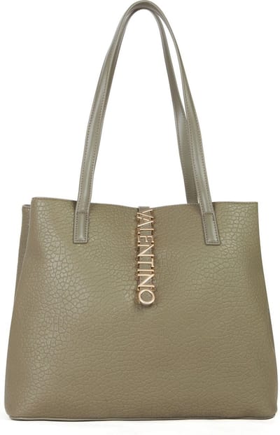 VALENTINO Handtas Schoudertas Zeno Shopping Bag Militare Olijfgroen