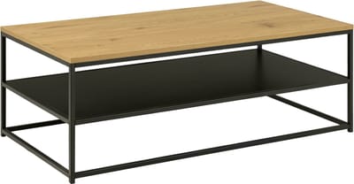 Bendt Salontafel 'Ture' Eiken en metaal, 120 x 60cm