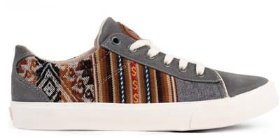 Inkkas Cusco Low Top dames sneaker – comfortabele suède low top sneaker met Peruaanse Inca-print – handgemaakt in Peru, maat 37