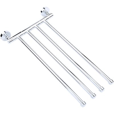 Nieuw Huis Badkamer Roestvrij Staal Wandmontage 4 Draaibare Handdoekstang Houder Rek Rail Hanger white