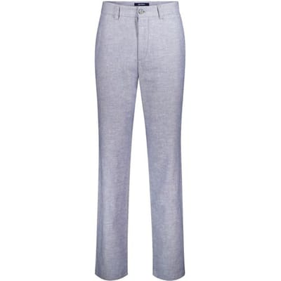 Gardeur Broek Ruben Iconic Authentic Chino Look Cotton Linnen Comfort Stretch Light Marine / male