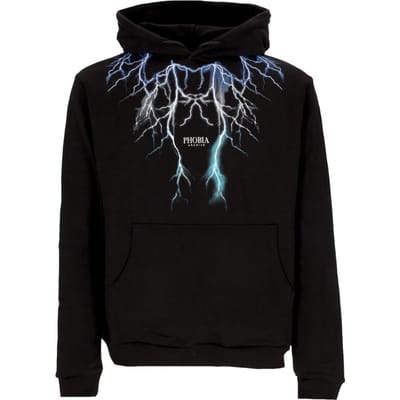 Lichtgewicht herenhoodie Lightning Hoodie Zwart/blauw/grijs/lichtblauw