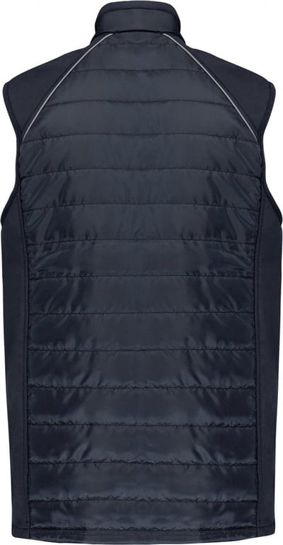 WK. Designed To Work Bodywarmer Day To Day in twee stoffen WK606 - Navy / Silver - L