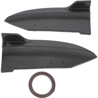 1 Paire Diffuseur de Pare-chocs Arrière Gauche Droite Lèvre Diviseur Protecteur de Pare-chocs Arrière de Voiture pour X6 G06 M‑Sport 2020 à 2022 Carbon Fiber Style gray