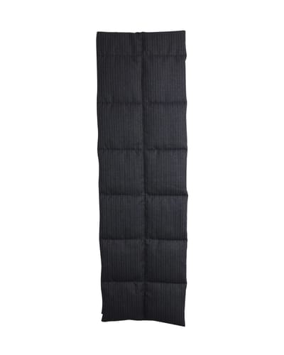 Dries Van Noten Gevoerde Sjaal in Grijs Wol