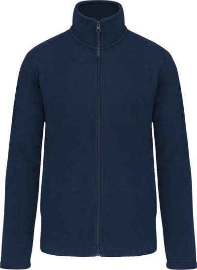 Microfleecevest met rits Kariban Navy blauw - maat XS