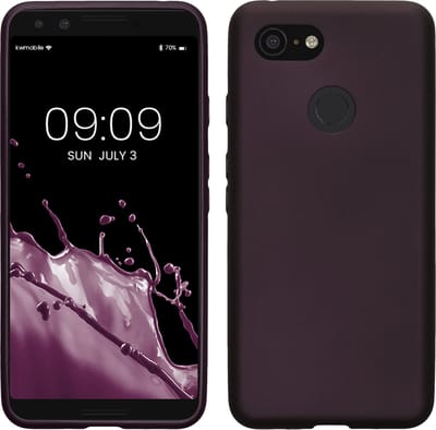 kwmobile telefoonhoesje geschikt voor Google Pixel 3 - Hoesje voor smartphone - Back cover in metallic braam