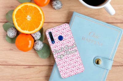 Honor 20 Lite Silicone-hoesje Flowers Pink DTMP