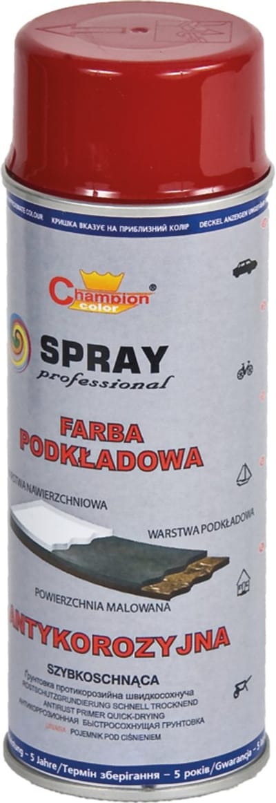 AGTECH Granit - Primerlak Rood - 400 ml Spray