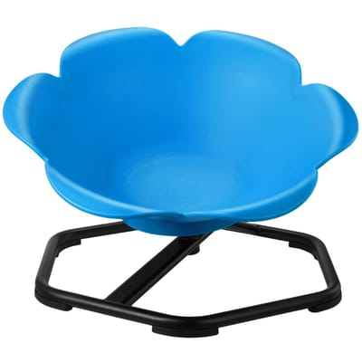 Draaistoel voor Kinderen, Capaciteit 100 kg, Cilindervormige Sensorische Draaistoel, Sensorische Speelstoel voor Autistische Kinderen met Antislip Metalen Basis, Peuter Zit &