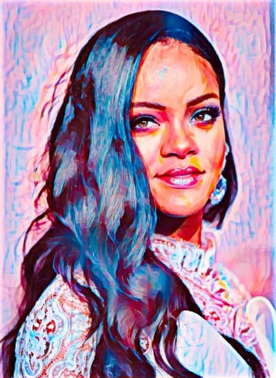 Rihanna 1 - Poster - 40 x 50 cm