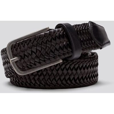 Meyer Riem Braid Elastic Super Stretch Leather Zwart / male
