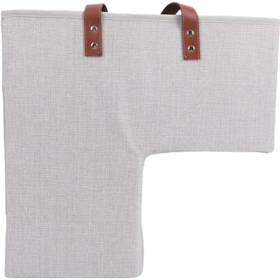 Panier pour escaliers avec poignées Panier d'escalier en toile pour jouets vêtements livres outils magazines