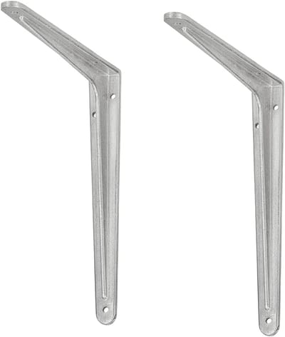 siwitec profielconsole 175 x 200 mm van aluminium in een set van 2, plankconsole met een draagvermogen van 90 kg