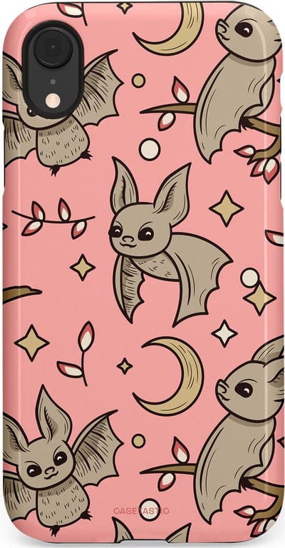 Casetastic Hoesje Geschikt voor Apple iPhone Xr - Stijlvolle Beschermende Duo-layer Case - Nachtelijke vlucht