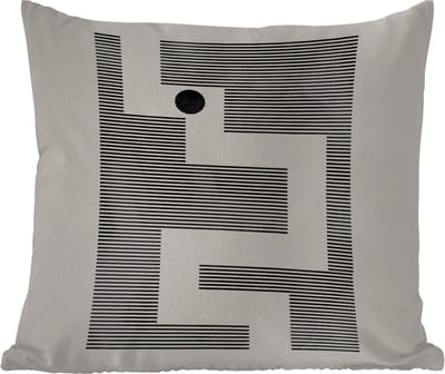 Tuinkussen - Doolhof - Abstract - Minimalisme - 40x40 cm - Weerbestendig