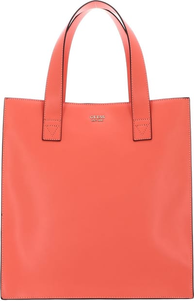 GUESS Schoudertas Jovie Society Satchel Orange Koraalrood