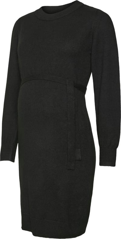 MAMALICIOUS - MLNEWANNE L/S ABK KNIT DRESS A. NOOS - Dames - Mini jurken