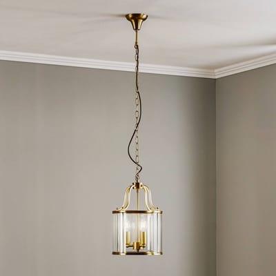 ORION Hanglamp Rieka, ronde lantaarnvorm, 25 cm