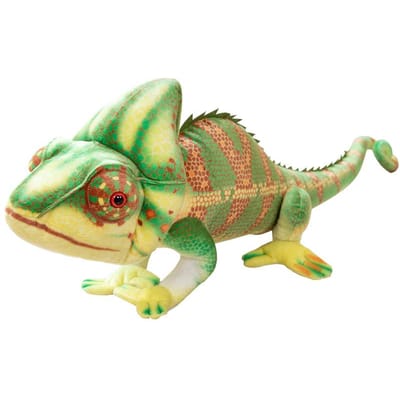 80CM Realistische Kameleon Pluche Speelgoed Zacht Knuffeldier Kussen Creatief Verjaardagscadeau voor Kinderen Kerstcadeau 80cm lichtgroene kleur