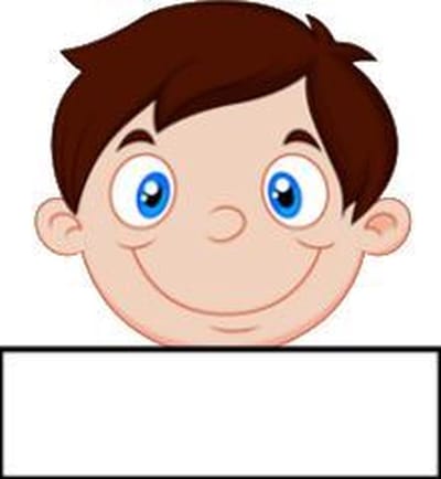 2DOBOARD Herschrijfbare Naam Magneten Man of Jongen - 5 Stuks - 5 cm - Whiteboard Magneten  - Weekplanner Whiteboard - Planbord Kinderen - Weekplanner kind - Planbord kind Koelkast