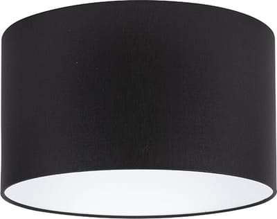 Uniqq Lampenkap stoffen zwart Ø 35 cm – 20 cm hoog