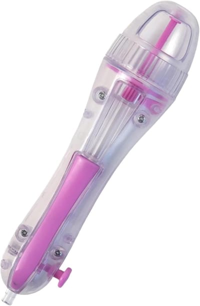 Parelpen Applicator - Gereedschap Kralen - Creatief Knutselen - Ergonomische Grip - 14.6 cm Lengte - Helder Transparant