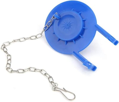 7,5 cm rubberen spoelkleppen voor toilettank - 2 stuks - hoogwaardige kwaliteit - afvoerklep - toiletspoeldop - fittingen toilet - waterafsluiter - toiletafvoerklep - afdekking toiletwaterafsluiter