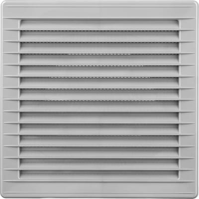 Ventilatierooster 140x140 met Gaas Grijs voor Binnen en Buiten
