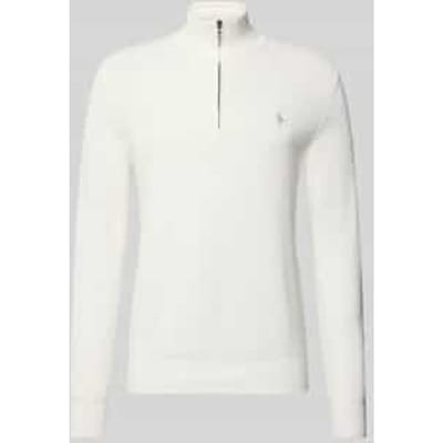 Regular fit schipperstrui met labelstitching