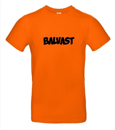 Balvast T-shirt - 100% Katoen - Maat XS - Classic Fit - Oranje