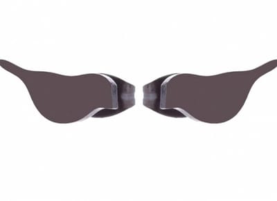 Oorbellen RVS Vogel Zwart