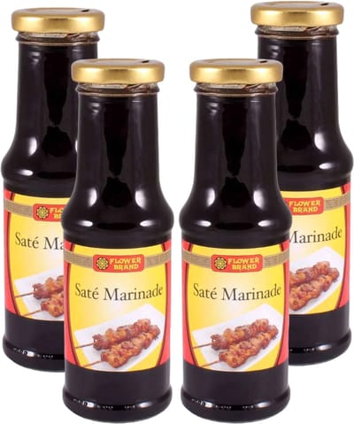 Flowerbrand® | 4 x 220 ml Saté Marinade