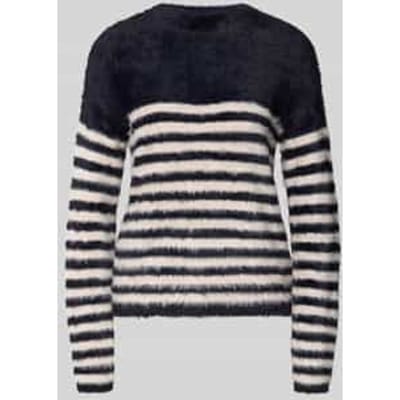 Gebreide pullover van imitatiebont