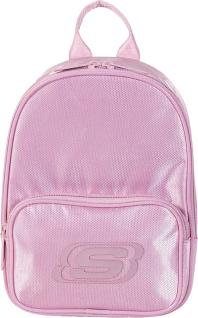Skechers Mini Logo Backpack, Vrouwen, Roze, Rugzak, maat: One size
