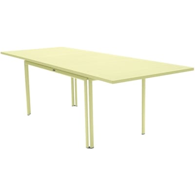 Fermob COSTA uitschuifbare tafel - A6 citroensorbet