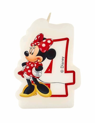 PROCOS - Minnie's café kaars 4 jaar - Decoratie > Kaarsjes